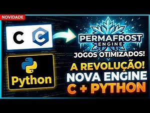 Criaru uma Engine OTIMIZADA em C e Python: Permafrost Engine para Jogos estrategicos