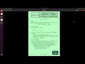 Correction Exercice 3 Bac 2022 Section informatique (TUNISIE)