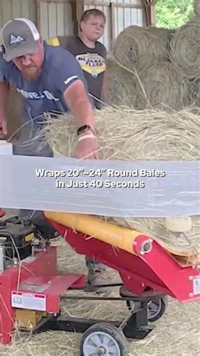 Wrap faster and work smarter with the HW20 Bale Wrapper.