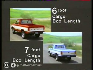 1983 Ford Ranger Standard Features Manufacturer Laserdisc Promotional Video
