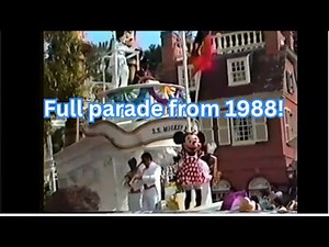 🎉Vintage Disney 1988:Mickey’s All American Birthday Parade at Magic Kingdom-Mickeys 60th Birthday 🎂