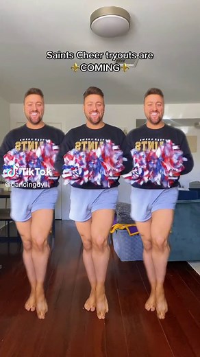 Excited NFL Cheerleader Auditions and Pro Dance