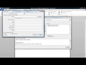 How to generate a MLA Works Cited Page.