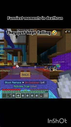 Funniest deathrun moments #minecraft