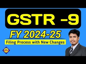 GSTR 9 Filing FY 2024-25 Online | How to file GSTR 9 | How to file GST Annual Return Step by step