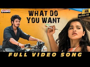 What Do You Want Full Video Song | Romantic | Akash Puri, Ketika Sharma | Puri | Sunil Kashyap