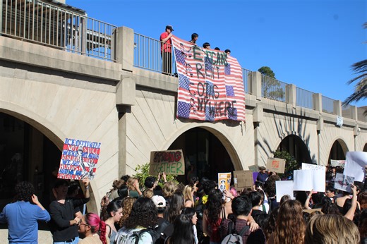 Hundreds March at UCSB to Protest ICE Activity in Santa Barbara