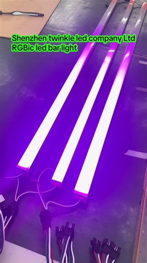 RGB ic led bar light #pixelledstrip #addressableledstrip #rgbic strip#madrixstrip#smartledlights #backlight #smart #icrgb #nightclublighting #ladbarlight#barlight