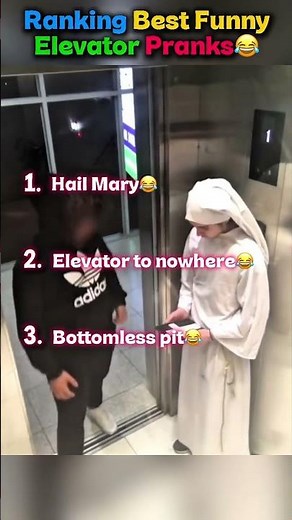 Ranking best funny elevator pranks😂