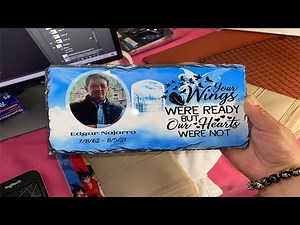 Sublimation Photo rock slate tutorial