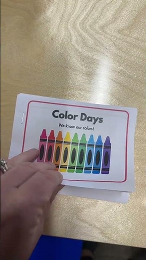 Here’s a look at my Color Days Class Book! 🎨✨ During the first few weeks of preschool, we celebrate