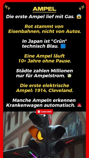 7 schockierende Fakten über Ampeln, die du nie vergessen wirst 🚦🤯
