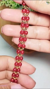 DIY Beautiful Red Bracelet 😍😍 | Wedding Decoration Ideas