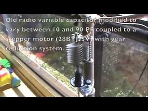 Magnetic Loop Antenna controlled by Arduino and infrared