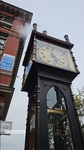 Discover the Iconic Gastown Steam Clock | Vancouver, Canada Short Video!