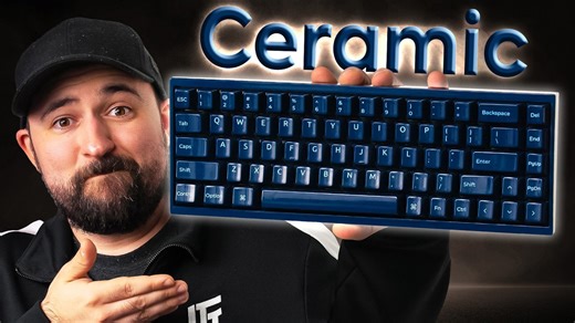 A fully ceramic keyboard. It feels weird. - Keychron Q 16 HE