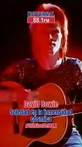 15K views · 809 reactions | ✨ #ClásicoUniversal "Ground Control to Major Tom..." #DavidBowie nos dio Space Oddity, una obra maestra que explora soledad y aventura en el espacio.  ¿Qué significa esta canción para ti?  #DavidBowie #SpaceOddity #Clásicos | Universal 88.1 FM | Facebook