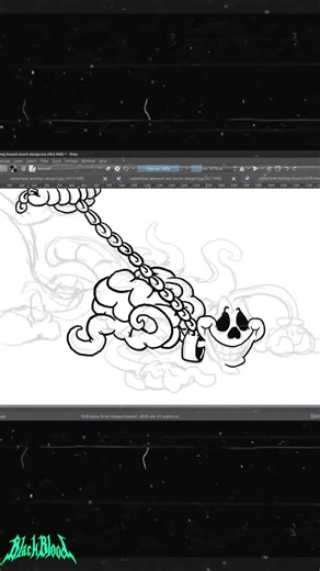 Drawing Bloodborne-esque rubber hose characters #horror #creepy #cartoon #rubberhose #art #monster
