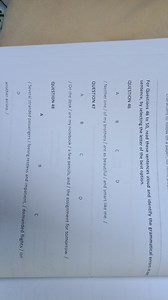 For Questions 46 to 48, identify the grammatical errors in each... | Filo