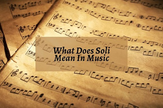 What Does Soli Mean In Music? - CMUSE