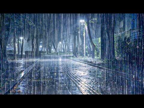 Heavy Rain Sounds to Fall Asleep To | Deep Sleep, Relaxation & Stress Relief
