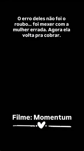 Mirian Rossi on Instagram: "#Repost @mirian.rossi.9849 Filme: Momentum Ano: 2015 Top: 💥 (ação bem intensa) Duração: ~ 1 h 36 min ￼ Spoiler: Alex (Olga Kurylenko) é uma ex-agente (ou infiltradora altamente treinada) que planeja um último assalto tecnológico. Mas ela acaba roubando um pen-drive valioso com evidências incriminatórias — e daí vira alvo de agentes poderosos liderados por “Mr. Washington” (James Purefoy), a mando de um senador misterioso (Morgan Freeman). Tem perseguição, traição, um