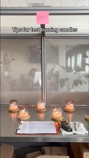 Tips for burn testing you candles 🕯️🧐 | DIY Candles, Candle Making, Handmade