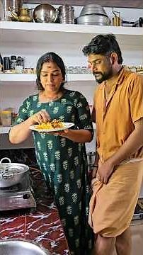 My mother's homemade kappa puzhuk and my chicken curry #seemavineeth #seema