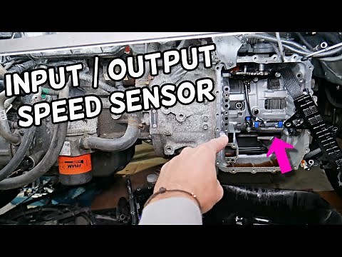INPUT OUTPUT SPEED SENSOR LOCATION REPLACEMENT JEEP COMPASS JEEP PATRIOT DODGE DART
