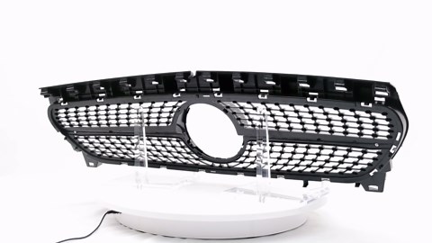 CLA Class Grill with LED Emblem Front Grille for Mercedes Benz W117 CLA Class CLA180 CLA200 CLA250 CLA45 AMG 2013-2019 Black