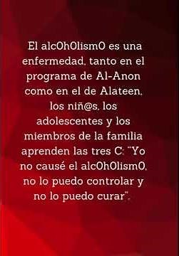 LAS 3 C'S DE AL-ANON