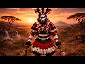 Zaouli Aggressive Tribal Dance Beat — Intense Constant Rhythm Music for Performance
