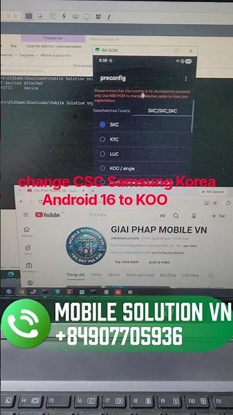 change CSC Samsung Galaxy S24 Ultra S928N Android 16