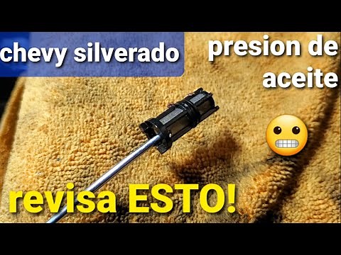 Chevrolet silverado NO HAY PRESION de aceite 🤔 revisa este FILTRO