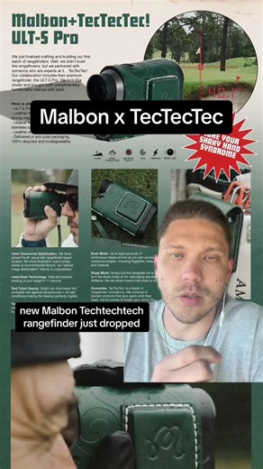 New Malbon x TecTecTec Golf Rangefinder Collaboration