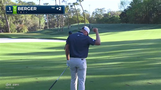 Daniel Berger holes out 109-yard fairway approach for eagle at THE PLAYERS