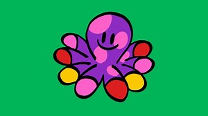 Octopus, Effect, Cartoon. Free Stock Video