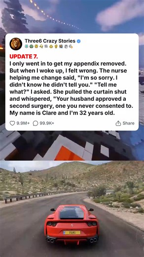 4 comments | UPDATE 7. I only went in to get my appendix removed. But when I woke up, I felt wrong. The nurse helping me change said, -I_m so sorry. I didn_t know... #foryou #fyp #reels #viral #redditstorytime #redditposts #storytime #redditstories #reddit #askreddit #paranormal #redditparanormal #nosleep | Top Lavish | Facebook