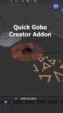 شرح Addon Gobo في بلندر | إضاءة سينمائية احترافية بسهولة