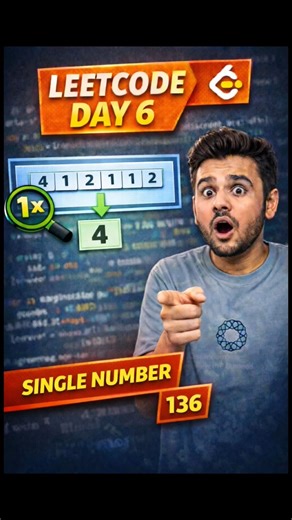 LeetCode Problem #136 – Single Number using javaScript.