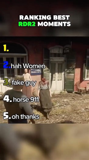 Ranking the Best RDR2 Moments!