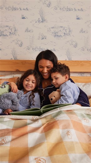 7K views · 18 reactions | “Some people care too much. I think it's called love.” -Winnie the Pooh  The days are long, but the years are short. Here’s to soaking up all the snuggles and sweet conversations with your littles, comfy and cozy in bed. Create a storybook ending to each day with classic Pooh designs from artists at_the_cottage and kristeninstitches.  >> https://bit.ly/3Tg3VJE | Spoonflower | Facebook