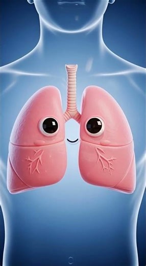 How Your Lungs Keep You Alive 🫁 | 3D Animated Breathing Explained #Shorts