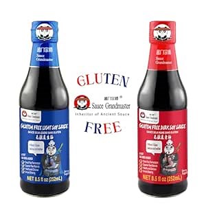 Premium Double Brewed Soy Sauce King (Dark + Light) | All-Purpose Marinades, Stir-Fry, Dipping | Authentic Umami for Sushi, Ramen, BBQ | Gluten-Free, Non-GMO, Vegan, No Preservatives (Naturally Aged)