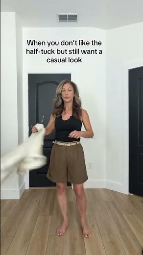 How I style my button down shirts that's not the half tuck.