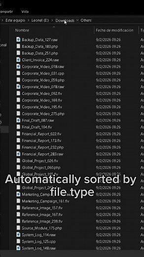 My Downloads folder was always a mess (so I fixed it) #windows