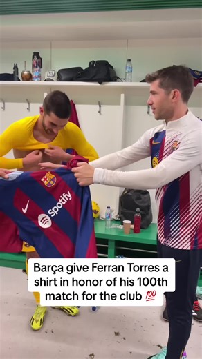 Ferran Torres with a hat-trick in his 100th match for #Barcelona 🔥👏 (via @fcbarcelona) #laliga #futbol #football #fcbarcelona