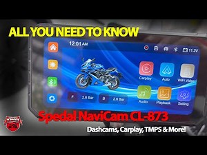 Spedal NaviCam CL873 Motorcycle Dashcam Carplay Android Auto TPMS & More System On FJR1300