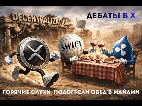 SWIFT и Ripple разделили обед в Майами | XRPLedger уличили в нарушении децентрализации! Фьючерсы XRP