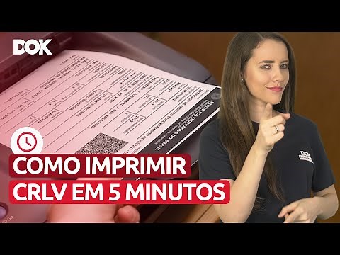 Como imprimir o CRLV em 5 minutos!